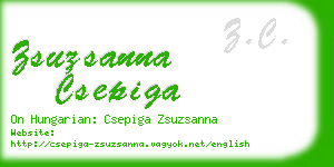 zsuzsanna csepiga business card